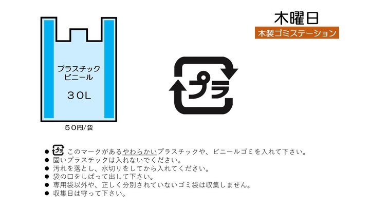 プラスチック・ビニール専用袋